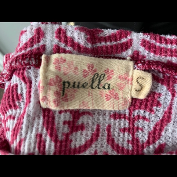 Pink and White Burnout Top - Picture 2 of 2